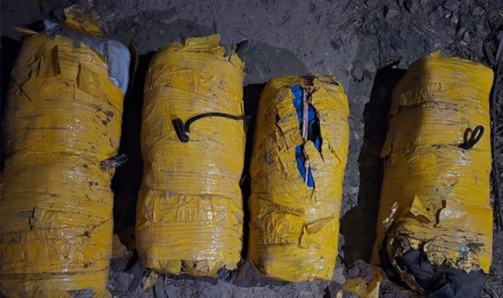 Heroin worth 200 crore rupees, along with four grenades, seized in Amritsar.
